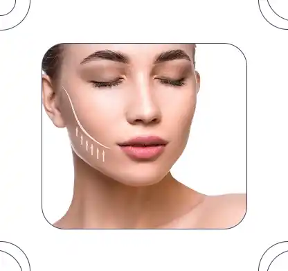 شاخص تزریق بوتاکس به گونه