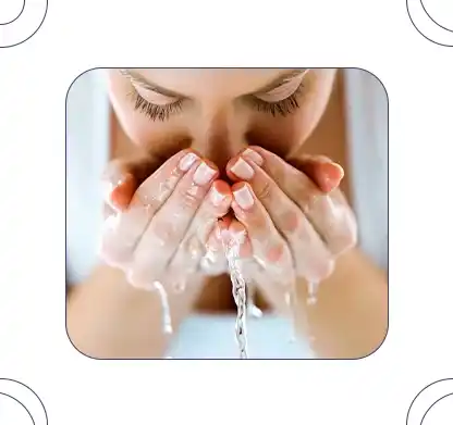 شاخص شستن صورت بعد از تزریق بوتاکس