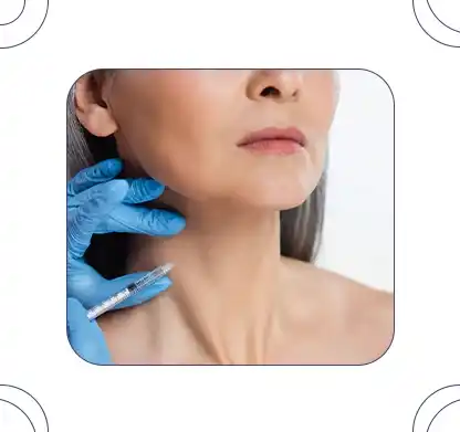 Neck botox injection