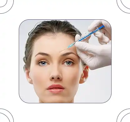 Botox injections for frown lines
